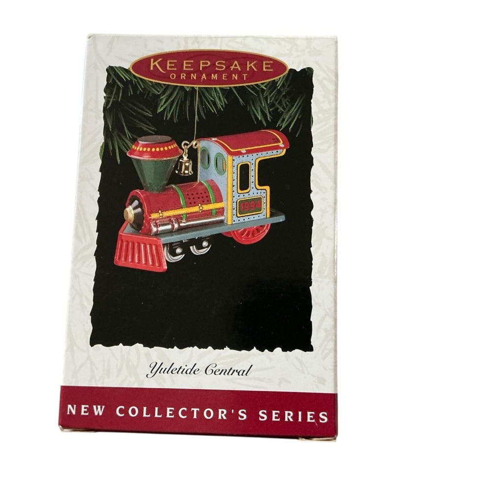 Hallmark 1994 vintage Yuletide Central Train Ornament